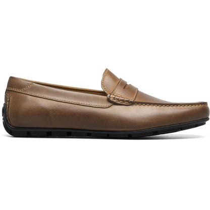 Florsheim Motor Brown Smooth Leather Moc Toe Penny Driving Shoes (USA Men Size)