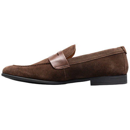 Florsheim Modena Moc Toe Brown Suede Penny Loafer for Men