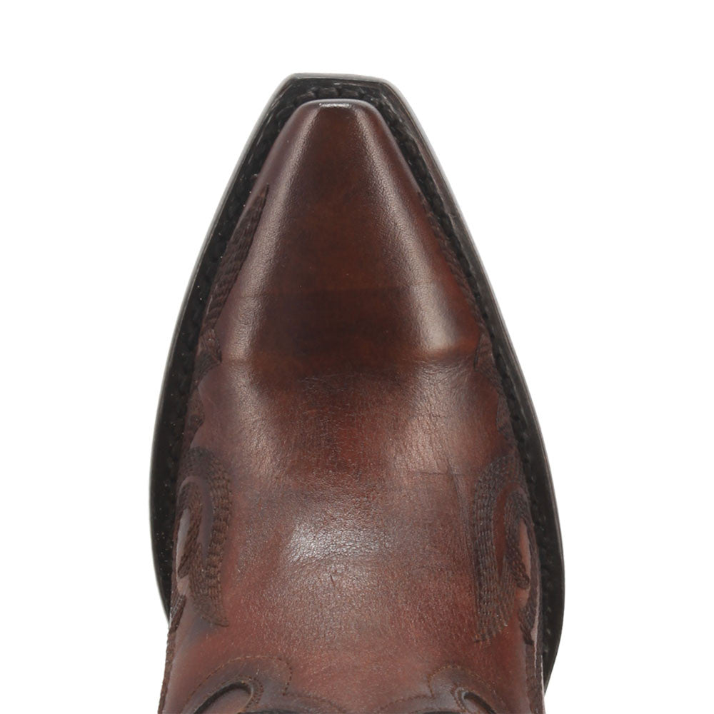 Dan Post Seduct Chestnut Leather Snip Toe Western Cowgirl Boot (USA Women Size)