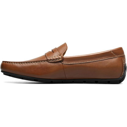 Florsheim Motor Cognac Smooth Leather Moc Toe Penny Driving Shoes (USA Men Size)
