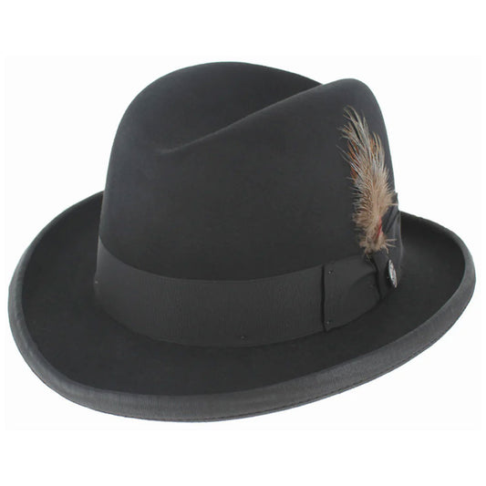 Stetson Homburg Royal Deluxe Fur Felt Formal Hat