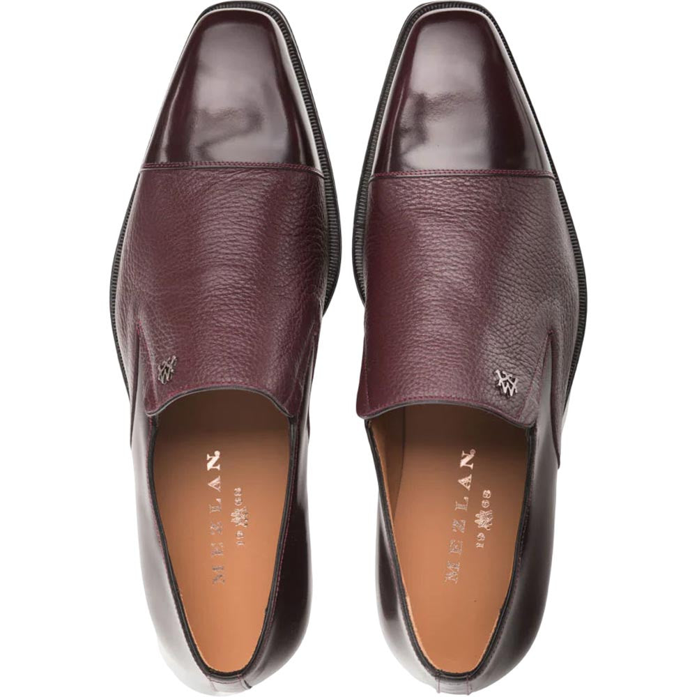 Mezlan Men's Milani Dress Slip-On in Burgundy