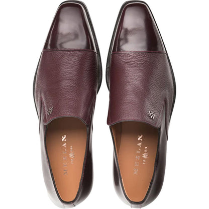 Mezlan Men's Milani Dress Slip-On in Burgundy