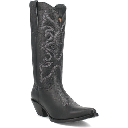 Dingo Out of West Suede Black Snip Toe Western Boots for Women