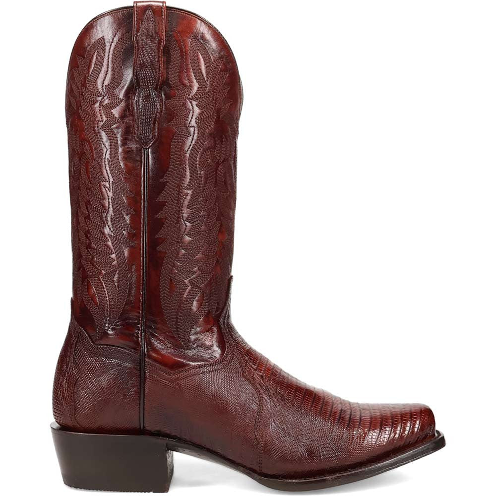 Dan Post Ringold Genuine Lizard Skin Tan Western Cowboy Boots (USA Men Size)