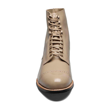 Stacy Adams Men's Madison Taupe Leather Cap Toe Dress Boots