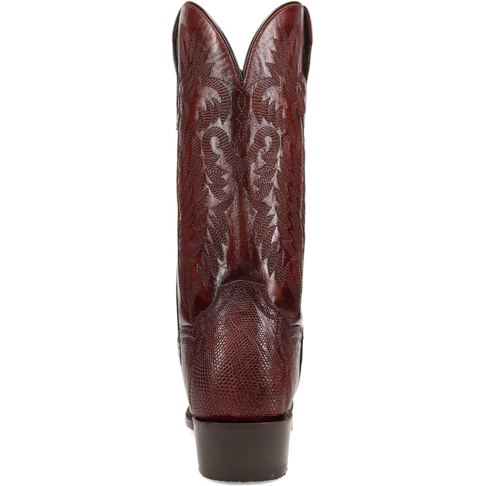 Dan Post Ringold Genuine Lizard Skin Tan Western Cowboy Boots (USA Men Size)