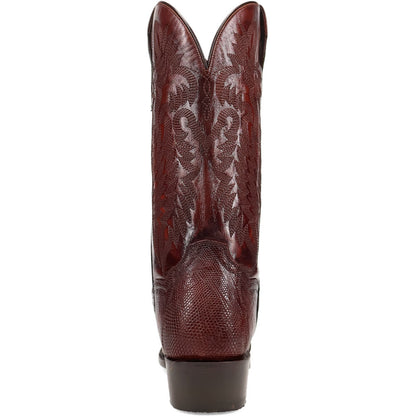 Dan Post Ringold Genuine Lizard Skin Tan Western Cowboy Boots (USA Men Size)