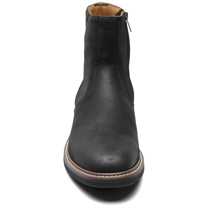 Norwalk PlainToe Side Zip Boot | Florsheim Black CH Dress Boots for Men