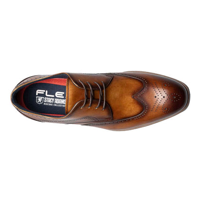 Brayden Wingtip Oxford | Stacy Adams Dress Shoes in Tan for Men
