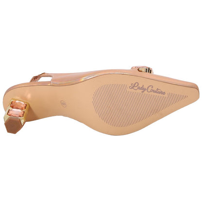 Lady Couture 3” Heel Glamour Pump in Champagne