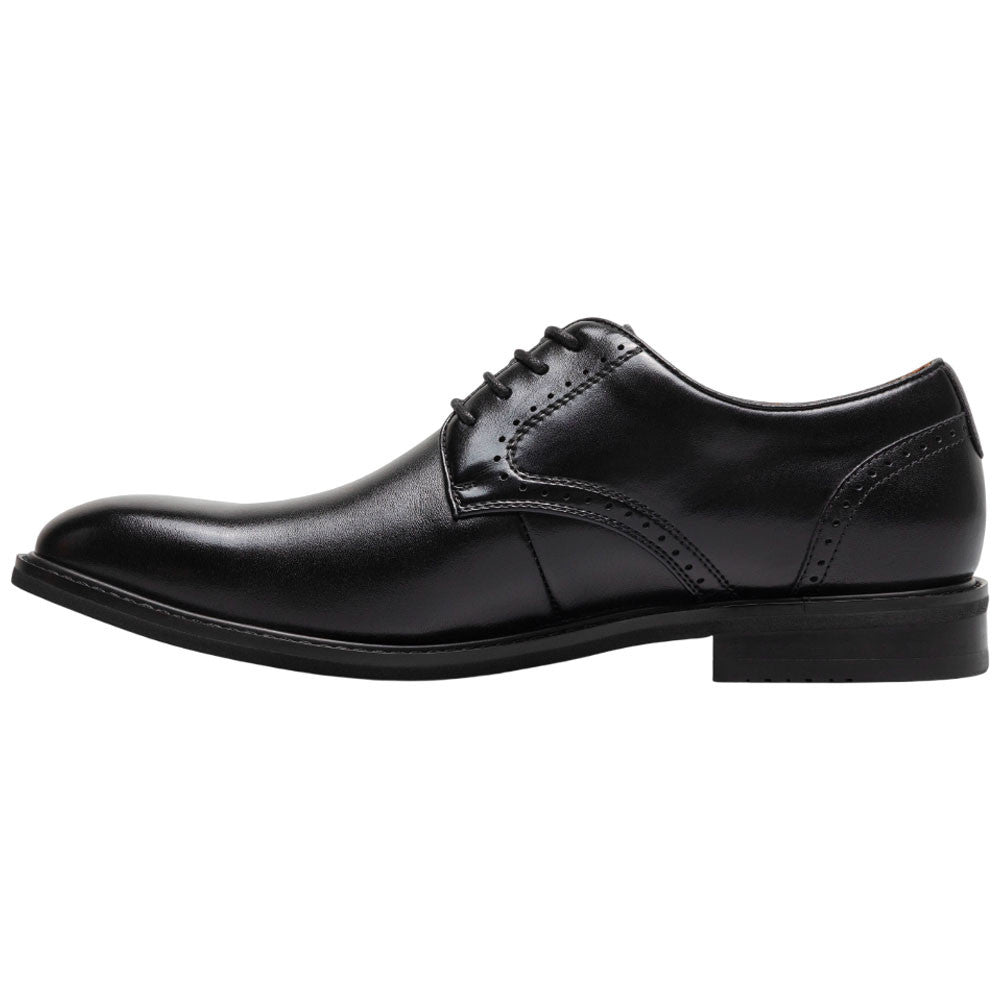 Stacy Adams Benson Black Smooth Leather Plain Toe Oxford for Men