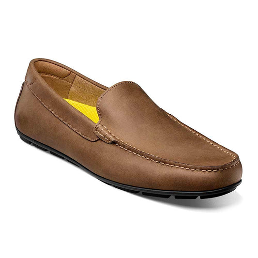 Florsheim Motor Brown CH Leather Moc Toe Venetian Driving Shoe (USA Men Size)
