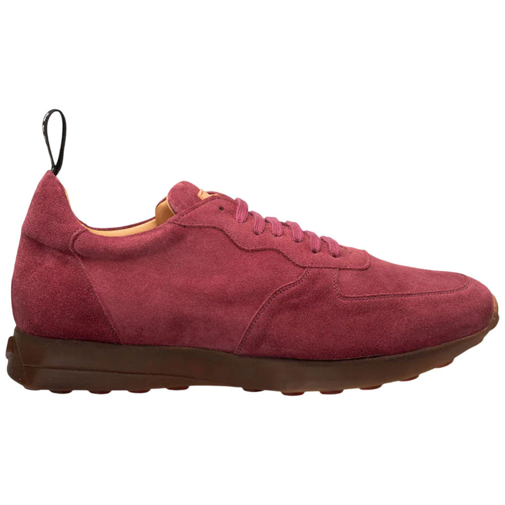 Mezlan Men’s Carlucci Wine Sport-Dress Suede Sneaker