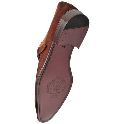 Diesel Burnished Suede Sport Monk Strap | Mezlan Dress Shoes for Men