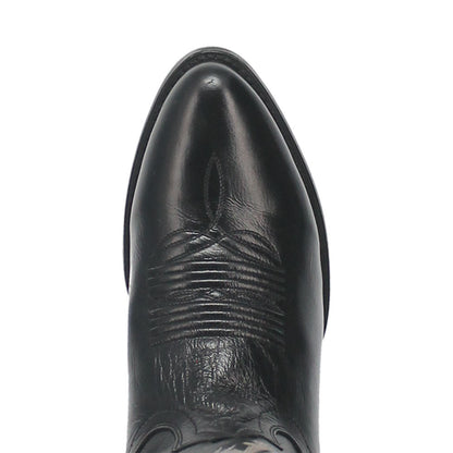 Dan Post Men’s Milwaukee 13” Round Medium Toe Black Leather Cowboy Boot