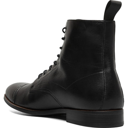 Stacy Adams Henry Cap Toe Lace Up Boot in Black