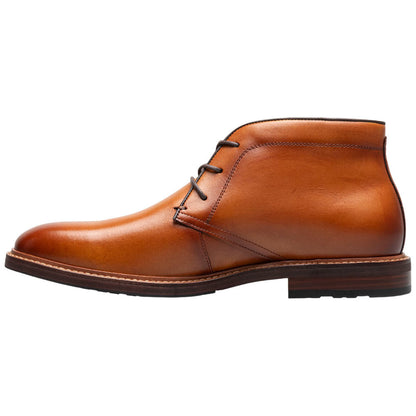 Florsheim Anthem Plain Toe Saddle Tan Leather Chukka Boot for Men
