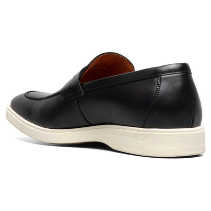 Spencer Moc Toe Penny Slip On | Stacy Adams Dress Loafers in Black for Men