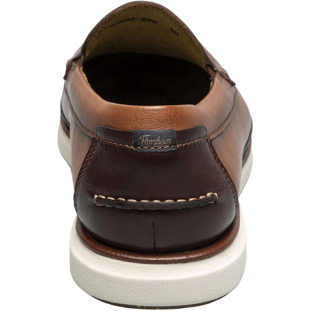 Florsheim Tropics Cognac Multi Moc Toe Venetian Slip On Shoes
