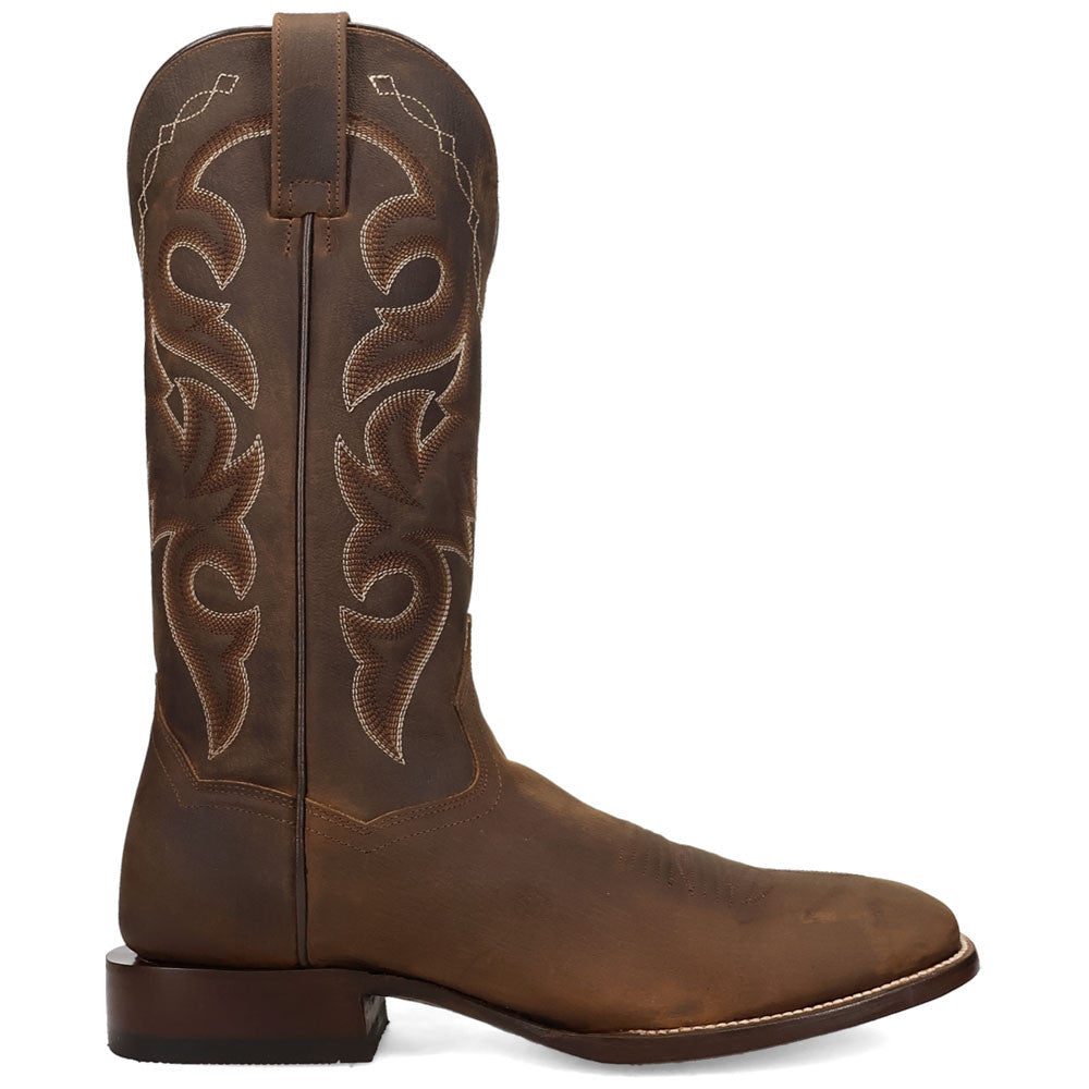Dan Post Men’s Remington Bay Apache Leather Square Toe Western Cowboy Boots