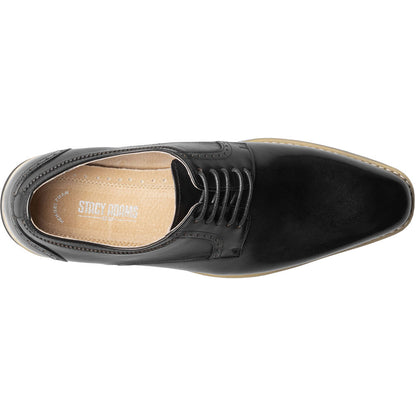 Stacy Adams Barringer Black Smooth Leather Plain Toe Oxford (USA Men Size)