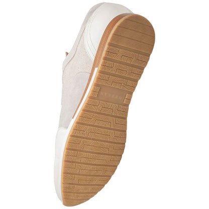 Mezlan Shoes Men’s Bone Suede & Linen Riumar Hybrid Sneaker