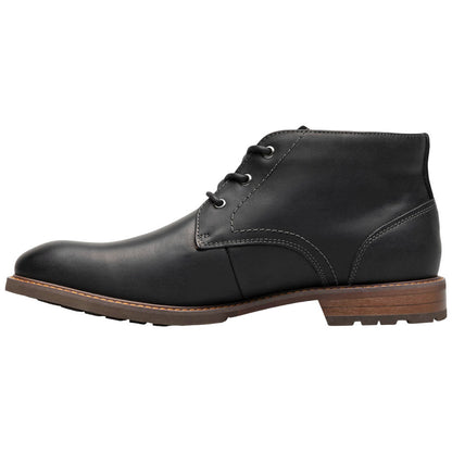 Florsheim Lodge Plain Toe 3-Eye Black Chukka Boot for Men