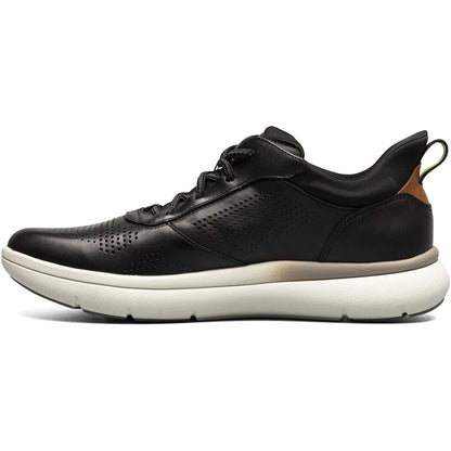 Florsheim Fleet Black Perf Toe Elastic Lace Men's Sneaker