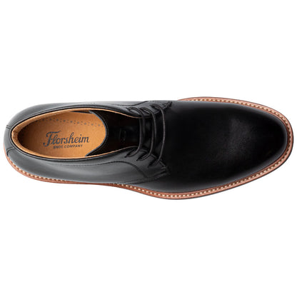 Florsheim Anthem Plain Toe Black Leather Chukka Boot for Men