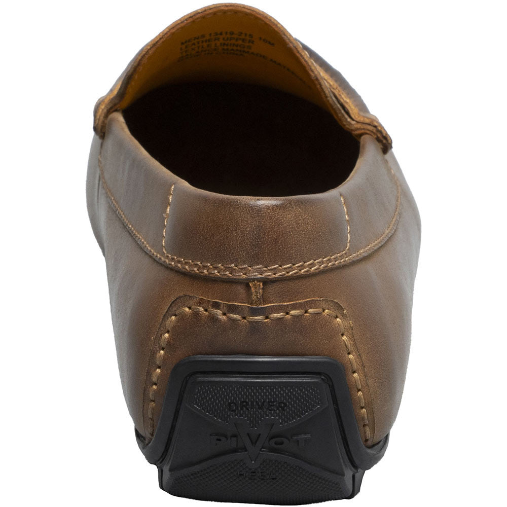 Florsheim Motor Brown Smooth Leather Moc Toe Penny Driving Shoes (USA Men Size)