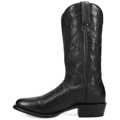 Dan Post Rio Grande Black Medium Round Toe Western Cowboy Boots