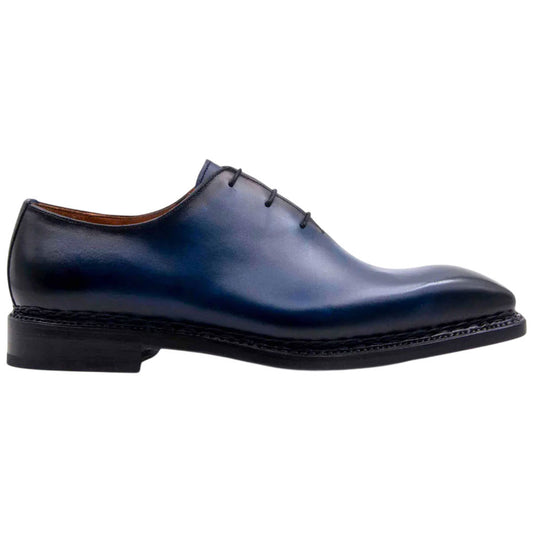 Ugo Vasare Jason Sr Goodyear Welt Wholecut Toe Navy Dress Shoes