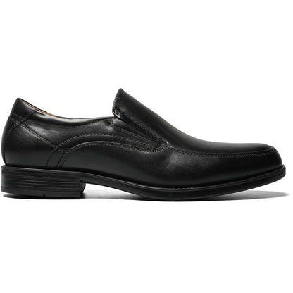 Florsheim Midtown Moc Toe Slip - On Black Men's Dress Shoes - shoeclassix.com