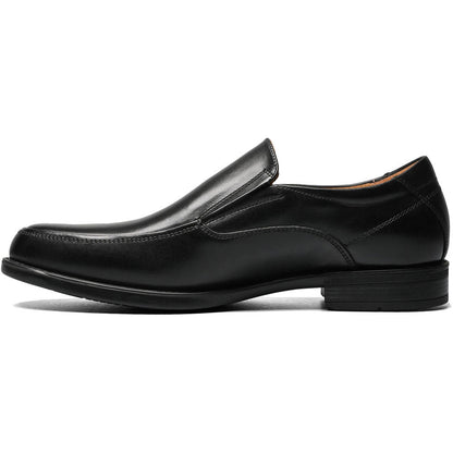 Florsheim Midtown Moc Toe Slip - On Black Men's Dress Shoes - shoeclassix.com