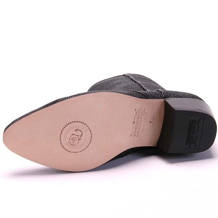 Los Altos Black Genuine Stingray - shoeclassix.com