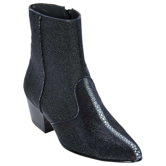 Los Altos Black Genuine Stingray - shoeclassix.com