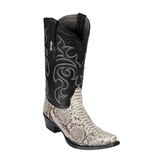 Los Altos Natural Snip Toe Genuine Python - shoeclassix.com