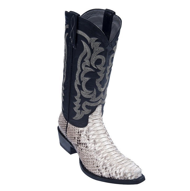 Los Altos Natural Snip Toe Genuine Python - shoeclassix.com