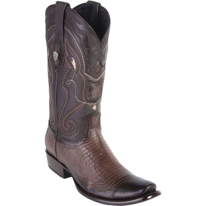 Wild West Brown Genuine Lizard Skin Boots - shoeclassix.com